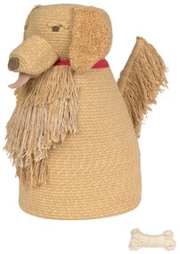 Béžový látkový detský kôš na hračky 40x30x55 cm Luna – Lorena Canals