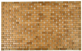 Bambusová kúpeľňová podložka 50x80 cm svetlohnedá