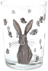 Pohárik na vodu so zajačikom Rustic Easter Bunny - Ø 8*12 cm / 450ml