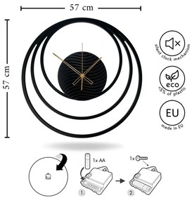 Nástenné hodiny ø 57 cm Noah – Styler