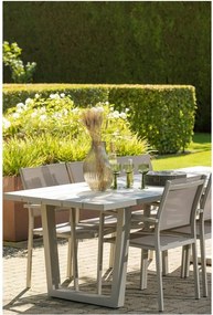 Kovový záhradný jedálenský stôl 87x240 cm Bear – WOOOD