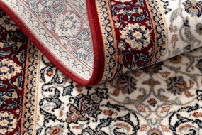 Koberec NAIN Ornament, ramka 6635/51036 béž / bordo