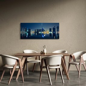 Obraz nočného mesta (120x50 cm)