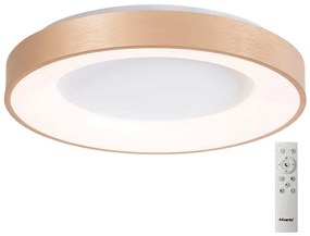 Azzardo AZ4996 - LED Stmievateľné stropné svietidlo SANTANA LED/80W/230V zlatá +DO