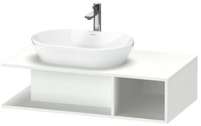 DURAVIT D-Neo závesná skrinka pod umývadlo na dosku, 1 otvorená priehrada vpravo, 1000 x 550 x 260 mm, biela matná, DE492901818