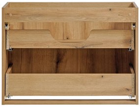 Umyvadlová skříňka Nova Oak A 82-80-2S dub evoke