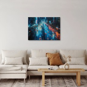 Obraz - Veľkomesto, olejomaľba (70x50 cm)