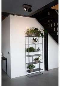 Čierne bodové svietidlo 12x28 cm Dice – Zuiver