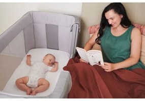 Chicco - Detská postieľka 3v1 NEXT2ME FOREVER tmavošedá