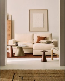 Béžová ženilková rohová pohovka (pravý roh/s leňoškou) Alea – Kave Home