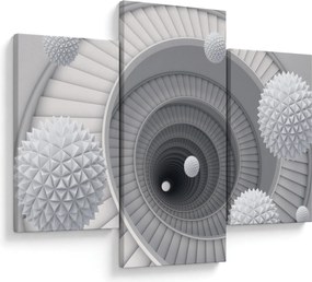 Obraz 3D abstrakcie (90x60 cm)