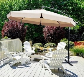 Záhradný slnečník Summer -  béžový 300 cm