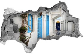 Fototapeta diera na stenu 3D Gréckej ulice nd-b-52782773