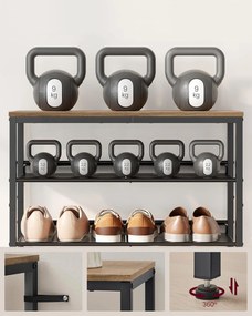 5-poschodový stojan na topánky 30×75×93 cm