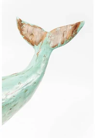 Whale socha zelená