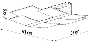 Stropné svietidlo Celia, 1x mliečne sklenené tienidlo, w
