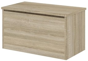 Detská truhla na hračky - dub sonoma