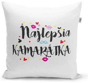 Sablio Vankúš Najlepšia kamarátka: 40x40 cm