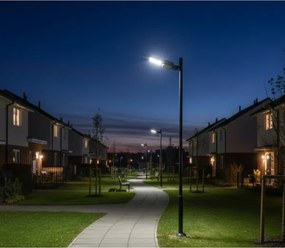 LED solárna pouličná lampa so senzorom STREET LED/20W/7,4V 3000/4000/6000K IP65 5400 mAh
