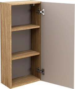 Comad Kúpeľňová skrinka závesná horná Luxor Beige 35 béžová/dub olejovaný