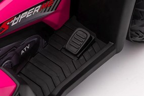 LEAN CARS Elektrická štvorkolka JC915 na akumulátor, ružová