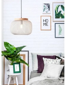 Brilliant - Závesné svietidlo na lane GIADA 1xE27/40W/230V pr. 39 cm sivá