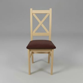 Jedálenská stolička NATE dub sonoma/tmavohnedá