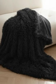 Deka YETI čierna Rozmer: 70x150 cm