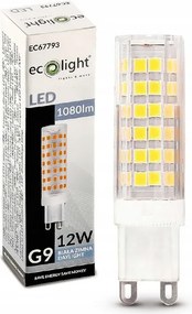 ECOLIGHT LED žiarovka G9 - 12W - 1080lm - 6500k - studená biela