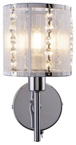 Globo 15091W - Nástenné svietidlo WALLA 1xE14/40W/230V chróm