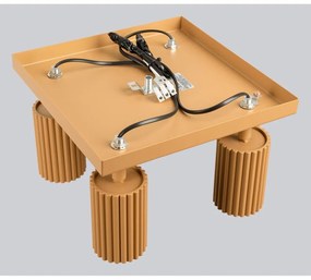 Bodové svietidlo v zlatej farbe 25x25 cm Gleam – Sollux