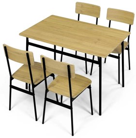 Jedálenský set Anasagasti 2 (dub divoký) (pre 4 osoby). Vlastná spoľahlivá doprava až k Vám domov. 1120646