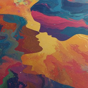 Obraz - Vesmírna láska (150x105 cm)