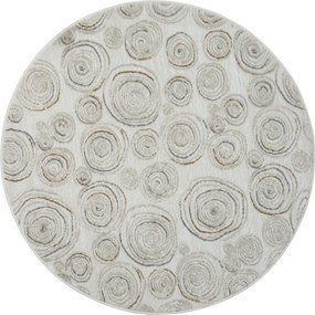 Kusový koberec My Style CA60050 creme kruh, 120x120 (priemer) kruh, béžová, chodba / predsieň, My Flair