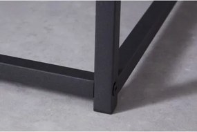 Industriálny konferenčný stolík Compact Steel 100 cm kov čierny