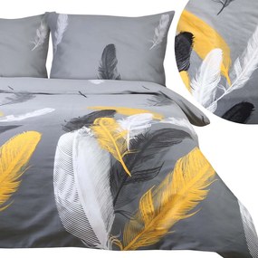 SATÉNOVÉ OBLIEČKY SATYNLOVE 200X220 CM, 2KS 70X80 CM VZOROVANÉ