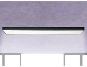 LED Stropné svietidlo LED/32W/230V 4000K 120x13 cm čierna