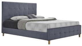Manželská posteľ, sivá, BALDER NEW Rozmer: 180x200 cm