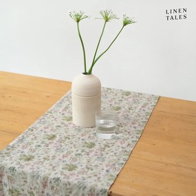 Ľanový behúň na stôl 40x200 cm Botany 2 Lightweight – Linen Tales