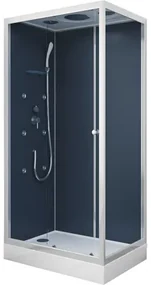 Sprchový box Aurlane Blue Rectangle 2.0 80x110 cm CAB136