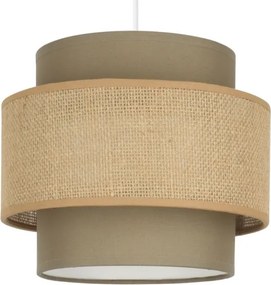 Brilagi - Luster na lane RESNA 3xE27/60W/230V pr. 45 cm hnedá/béžová