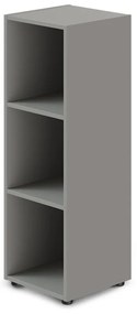 Stredná úzka skriňa TopOffice Premium 39,9 x 40,4 x 119,5 cm, sivá