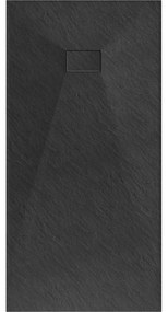 Mexen Hugo, SMC obdĺžniková sprchová vanička 180 x 90 cm, čierna matná, 42709018