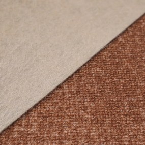 Associated Weavers, Metrážny koberec Bruno terra, na mieru, šíře 4m, oranžová, filc, chodba / predsieň