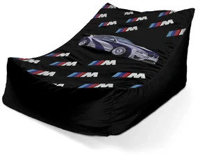 Sablio Sedací vak Lounge MPERFORMANCE Športové auto - 80 x 95 x 50 cm