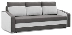 Veľká rozkladacia pohovka HEWLET MODEL 2 Čierna/červená