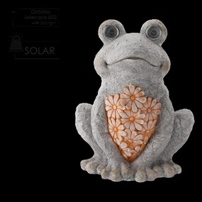 ZÁHRADNÁ FIGÚRKA – ŽABA SO SVIETIACIMI OČAMI 27,3 x 20,8 x 34,5 CM LED *7461