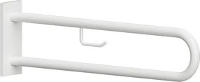 Bemeta Design HELP: Madlo, 813 mm, v tvare U, s držiakom TP, s krytkou, biela - 301807463