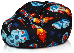 INTERMEDIC Sedací vak Sako Modern – 300 L, polyester, univerzálny dizajn Farba: DG40 - Rakety