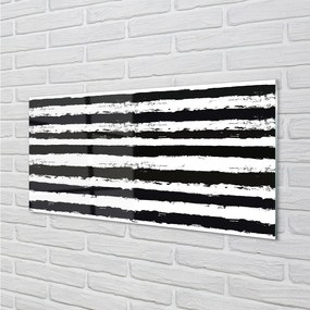 Sklenený obraz Nepravidelné pruhy zebra 100x50 cm